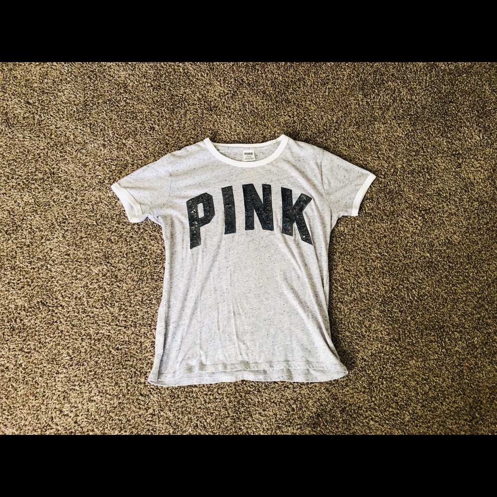 Sequin logo Tee